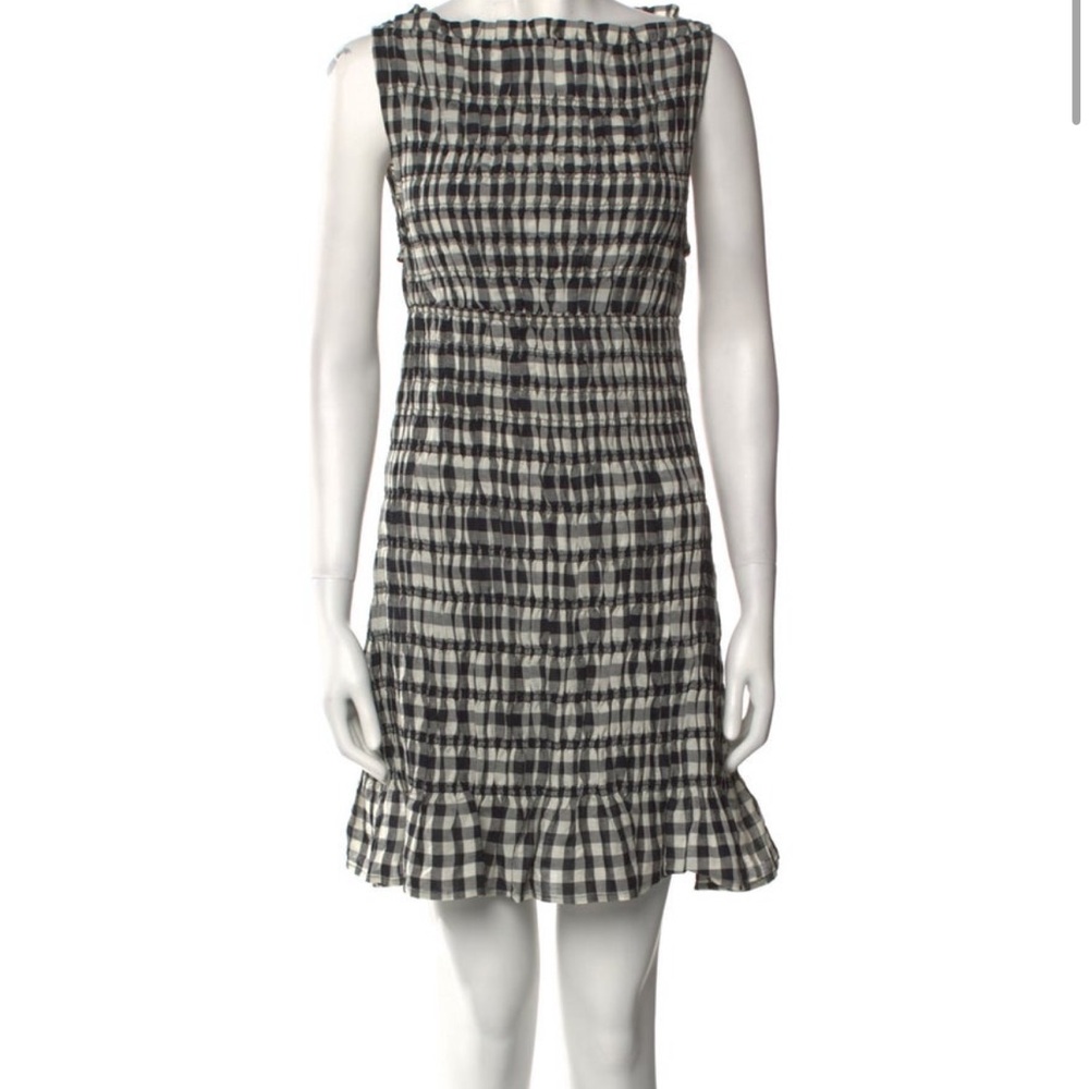 Black and White Checkered Dress